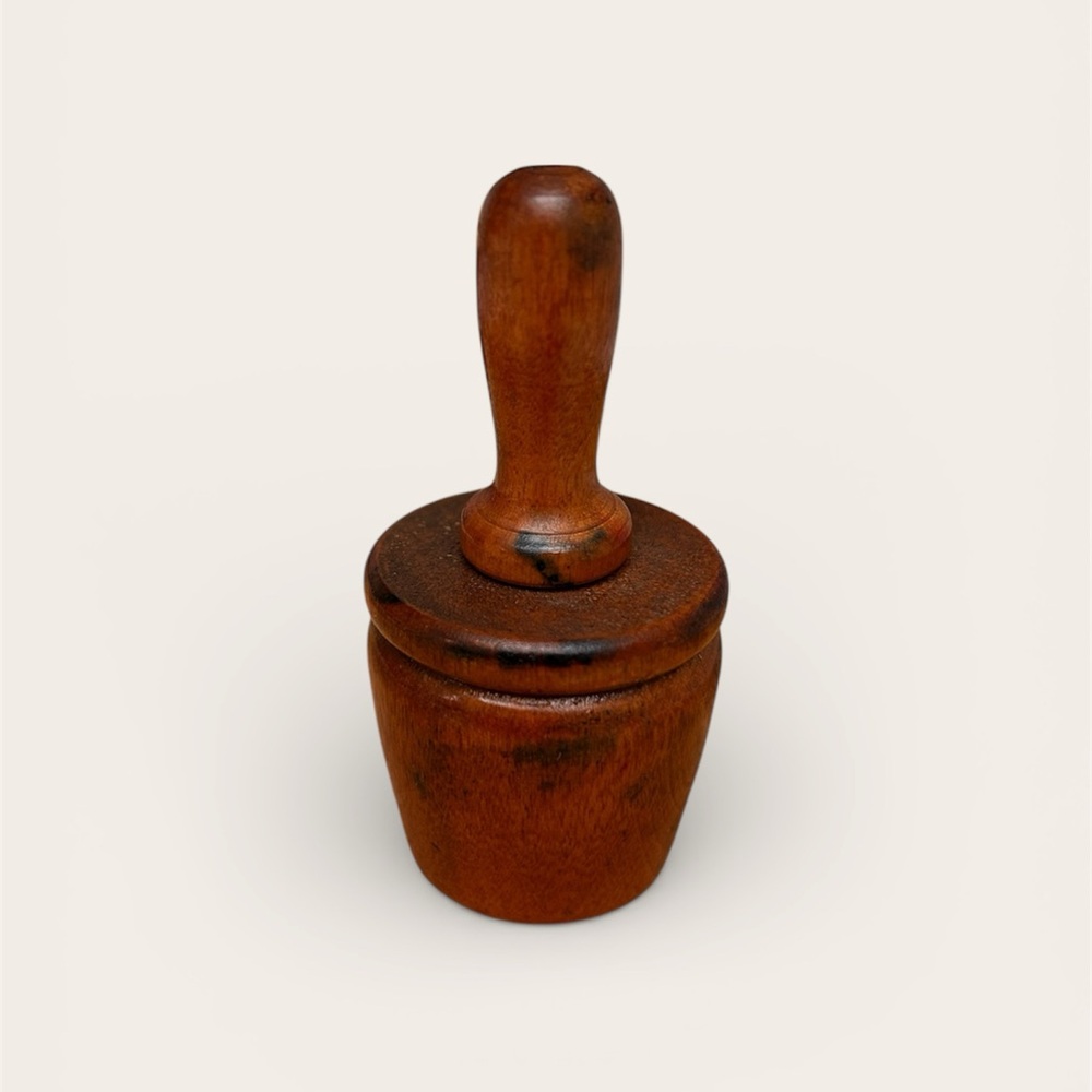 Antique Wooden Butter Press